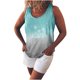 thumbnail image 1 of Camisola con estampado informal de verano sin mangas con cuello redondo y teñido anudado para mujer Pompotops lopia989406, 1 of 5