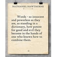 thumbnail image 6 of Nathaniel Hawthorne - Words - 11x14 Unframed Typography Book Page Print - Great Gift for Book Lovers, 6 of 6