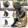thumbnail image 3 of Accent Collection Meditative Buddha Sculpture, 10" Desktop Figurine Home Decor, 3 of 4