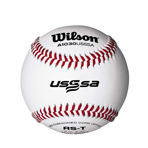 Wilson A1030 Tournament Series USSSA Pelotas de béisbol 1 docena