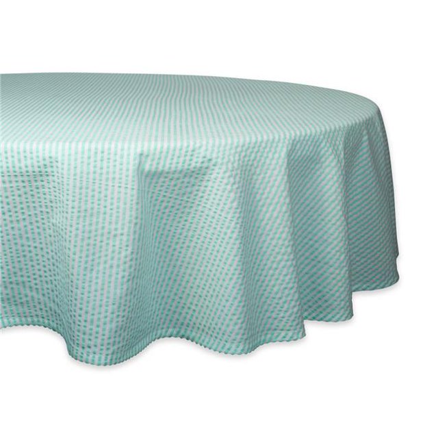 Design Imports CAMZ38942 Nappe Ron Aqua Seersucker 70 – – – – – – – – – – – – – – – – – – – – – – – – – – – – – – – – – –