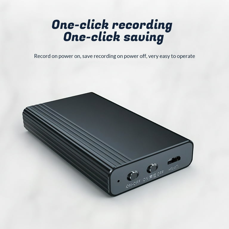 64GB Voice Recorder - Upgraded Digital Voice Activated Recorder With AI Noise Reduction