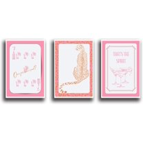 Hieng Pink Orange Preppy Wall Art Inspirational Quotes College Apartment Decor Cute Stylish Dorm Decor for College Girls Wall Art Preppy Pictures on Wall Canvas Wall Art Posters