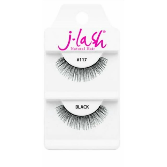 Pestañas postizas J Lash Daily #117 negras hechas a mano