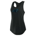 thumbnail image 2 of Women's Fanatics Black Carolina Panthers Iron Fan Tank Top, 2 of 5