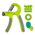 thumbnail image 4 of Ejercitador de extensión de mano, equipo de agarre de , ejercicio para mujeres y hombres, ejercitador de antebrazo, fortalecedor de agarre de mano Verde, 4 of 9