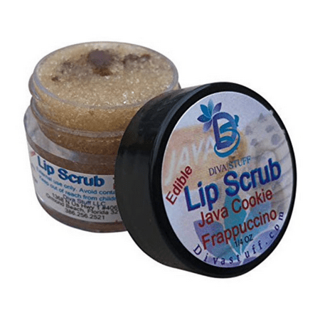 Java Cookie Frappuccino with Mini Chocolate Chips Lip Scrubbie by Diva Stuff - 1/4 ounce