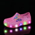 thumbnail image 5 of BOOMNY Girl's Clog Sandals Closed Toe Light Up Flat Garden Sandals for Kids Cute Butterfly Casual Summer Shoes, 5 of 7