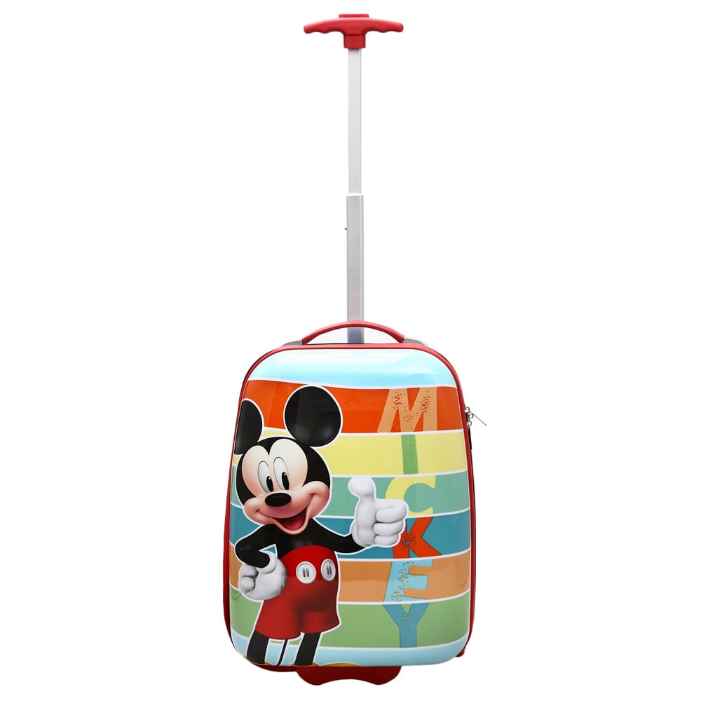 18 Inch Mickey Mickey Mouse Soft-Sided Wheeled Luggage for Kids 