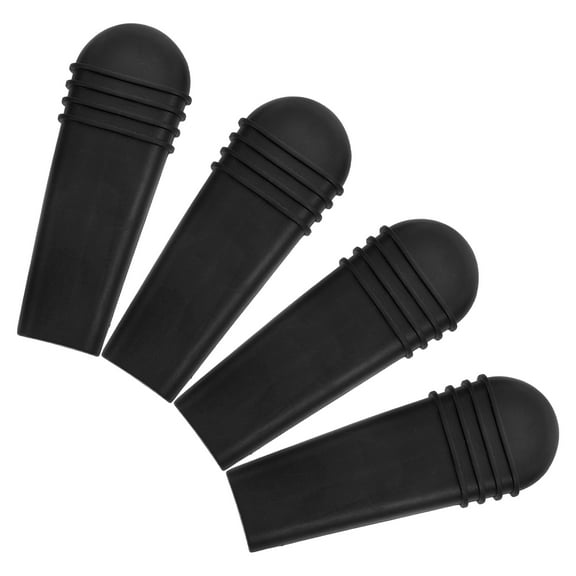 Beaupretty 4Pcs Wheelchair Brake Extension Handles Replacement Covers Black PVC Durable