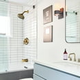 thumbnail image 5 of Wowow 6 in. Shower System with Bathtub Spout-Shower and Thermostatic Valve in Gold, 5 of 8