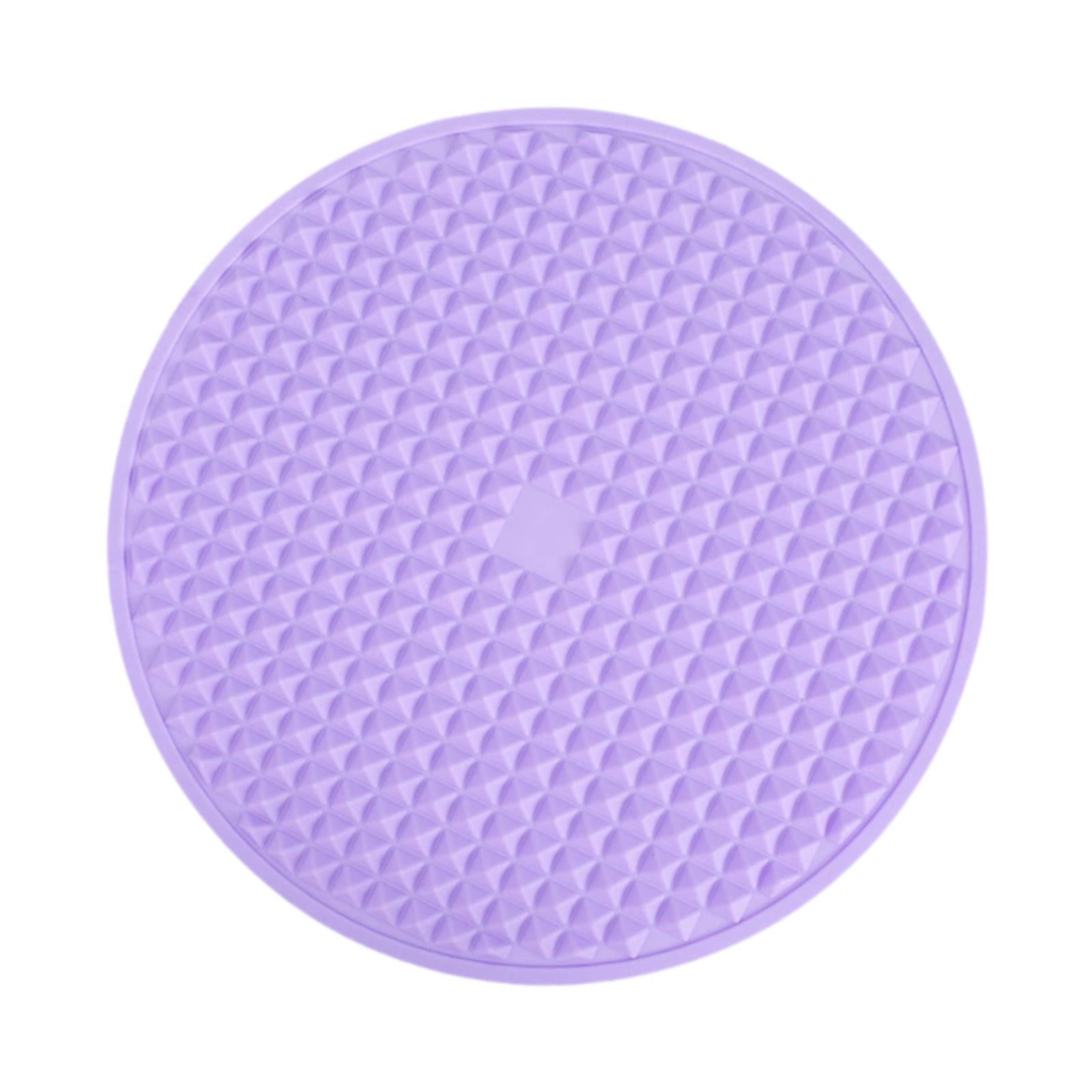 Serenable Acupressure Mat Foot Massage Folded Water Resistant Walk Massagers Massage Blanket for Household Living Room Office Travel Purple