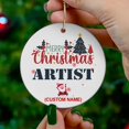 thumbnail image 4 of 2025 Coworkers Christmas Tree Decorations for Office Ceramic Ornament Gift Ideal for Women Coworker,Friends,Teachers,Work Bestie, Artist Ornament 8o85G5 (Artist), 4 of 4