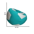thumbnail image 4 of Puff balón de Soccer Kids LUNICS Azul Turquesa/Blanco, 4 of 4