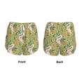 thumbnail image 5 of Picia Snake And Floral Pattern Women's 2 in 1 Athletic Running Shorts High Waisted Workout Casual Gym Sweat Shorts with Comfy Liner Zipper Pockets-Small, 5 of 9