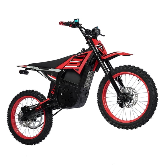 Velox 3000W Electric Dirt Bike for Adults, 17" Electric Motorcycle for Teens, 37MPH, 48V 20AH Battery E Dirt Bike, Hydraulic Brakes & Full Suspension Ebike