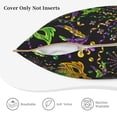 thumbnail image 5 of Kll Carnival Mardi Gras3 Decorative Throw Pillow Covers Velvet Soft For Couch Sofa Bedroom Living Room Outdoor -18"X18", 5 of 8