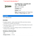 thumbnail image 2 of Front Wheel Stud - Compatible with 1979 - 1986 GMC K2500 - Dorman, 2 of 2
