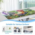 thumbnail image 5 of Ironing Mat Portable Ironing Blanket for Table Top Travel Ironing Pad for Washer Dryer 27.6" x 47.2" Chickens Painted in Oil, 5 of 6