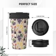 thumbnail image 3 of Goofa Watercolor Bottles And Glasses for Insulated Travel Coffee Mug Spill Proof Leak Proof 16 OZCoffee Tumbler Reusable Coffee Cups with Lids Thermos for Hot and Cold Drink, 3 of 8