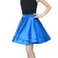 thumbnail image 5 of YM YOUMU Girls A-line Latin Dance Skirt Shiny Pleated Swing Dancewear for Ballroom Salsa Practice, 5 of 5