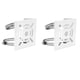thumbnail image 1 of 2X Adaptador Universal de Montaje En Poste Vertical, con 4 Bucles, Soporte de Bucle para Montaje En Pared, 1 of 5