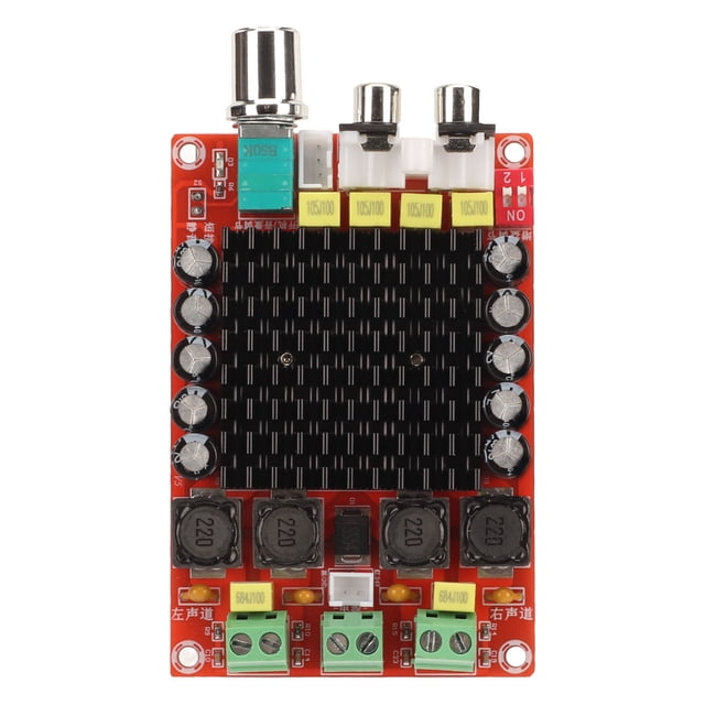 Placa Amplificadora Digital Bling Bling 100 W + 100 W Módulo Amplificador de Sonido Clase D