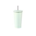 thumbnail image 1 of Matsuzay Frasco de vacío de acero inoxidable, paja desmontable antideslizante, 500ml, reutilizable, lavable, para leche, café, agua, taza, suministros Cocina y Comedor Verde Matsuzay HA073675-05B, 1 of 6