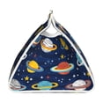 thumbnail image 4 of Picia Planets and Stars Pattern Long Tissue Box Cover,PVC Leather Triangle Holder,Tissue Box Holder with Magnetic Bottom,Facial Paper Organizer Dispenser-7.9"X4.9"X4.5", 4 of 9