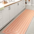 thumbnail image 3 of JONATHAN Y SANTA MONICA 2 x 8 Runner Rug, Chevron Concentric Squares - Orange/Cream, SMB206C-28, 3 of 8