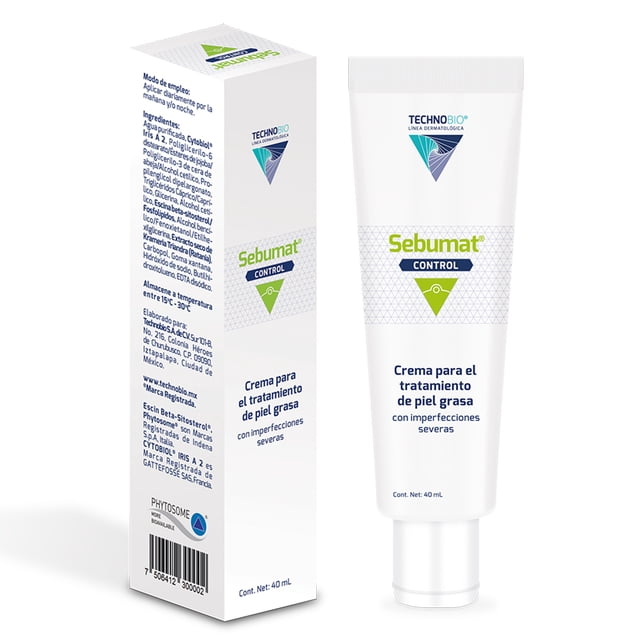 Crema para el Tratamiento de Piel Grasa Technobio Sebumat