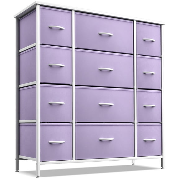 Sorbus Kids Teens Boys and Girls Closet Drawer Organizers, Purple