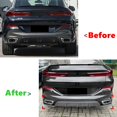 thumbnail image 4 of Car Rear Bumper Diffuser Lip Rear Side Splitters Spoiler Lip For BMW 6 Series X6 G06 M Sport 2019-2024 ABS Body Kits Tuning, 4 of 7
