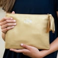 thumbnail image 2 of Gold Vegan Leather Kendall Purse, 2 of 6