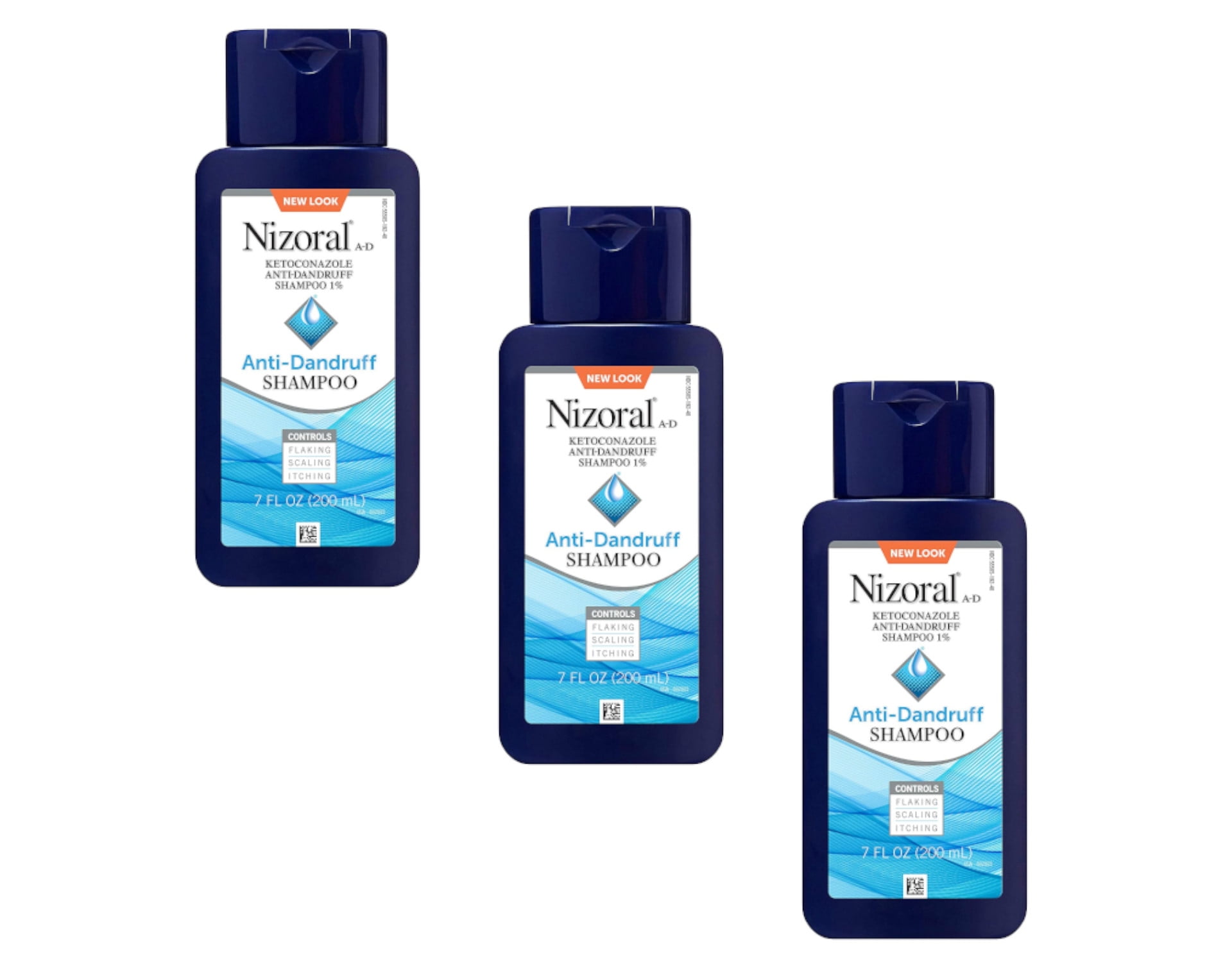 Pack Nizoral A-D Anti-Dandruff Ketoconazole 1% Shampoo - 7 oz (200 mL) - Walmart.com