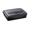 thumbnail image 1 of Stainless Steel Thermal Lunch Box Layers Multi Grids Tableware Students School Adult Lunch Boxes Spoon Chopsticks Storage Box black-2500ml, 1 of 6