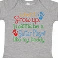 thumbnail image 4 of Inktastic Guitar Player Like Daddy Boys or Girls Baby Bodysuit, 4 of 5