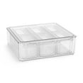 thumbnail image 6 of Sorbus 10 Pack Clear Stackable Refrigerator Storage Bins with Lids - Perfect for Kitchen Organization, Pantry and Fridge Storage, 6 of 8