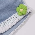 thumbnail image 4 of Toddler Girls Denim Shorts Girl Jeans Embroidered Jeans Summer Outfits for Girls Girl Shorts Size 2-3 Years, 4 of 7