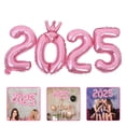 thumbnail image 4 of Globos grandes de Año Nuevo 2025, decoraciones de Año Nuevo, suministros para fiestas, globos metálicos para el hogar y el hotel, 4 of 8