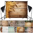 thumbnail image 2 of Vikakiooze Home Decor Imitation Wood Grain Photography Props 3D Photo Background Cloth Presentation, 2 of 2