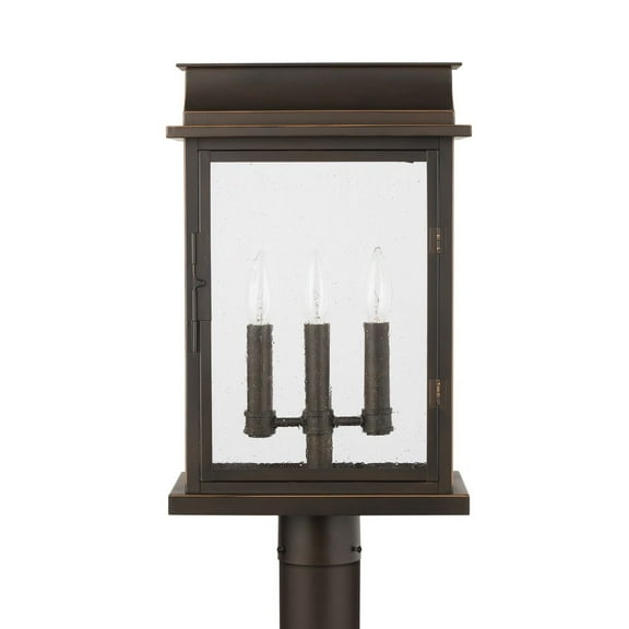 Capital Lighting - Bolton - 3 Light Outdoor Post Mount - in Transitional style -