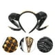 thumbnail image 2 of Diadema de cabra de cabra Diadenta de Halloween Evil Cosplay Diadema de disfraces Accesorio, 2 of 6