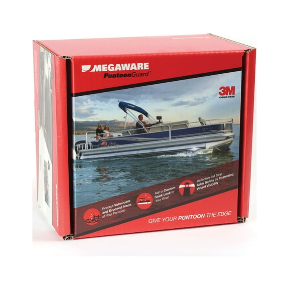 Megaware 31632 PontoonGuard - Red, 32'