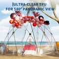 thumbnail image 4 of Riedhoff Pop up Bubble Tent 10.5 x 10.5 x 6.2 ft, 4-6-Person, with Waterproof & Vent Windows, Clear, 4 of 8