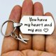 thumbnail image 3 of Llavero divertido personalizado You Have My Heart, regalo del Día de San Valentín para novio, pareja, regalo para novia, regalo travieso, 3 of 4