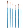 thumbnail image 1 of Juego de pinceles de pintura de acuarela, pluma Gouache, pelo de nailon, suministros de arte (azul), 6 uds., 1 of 5