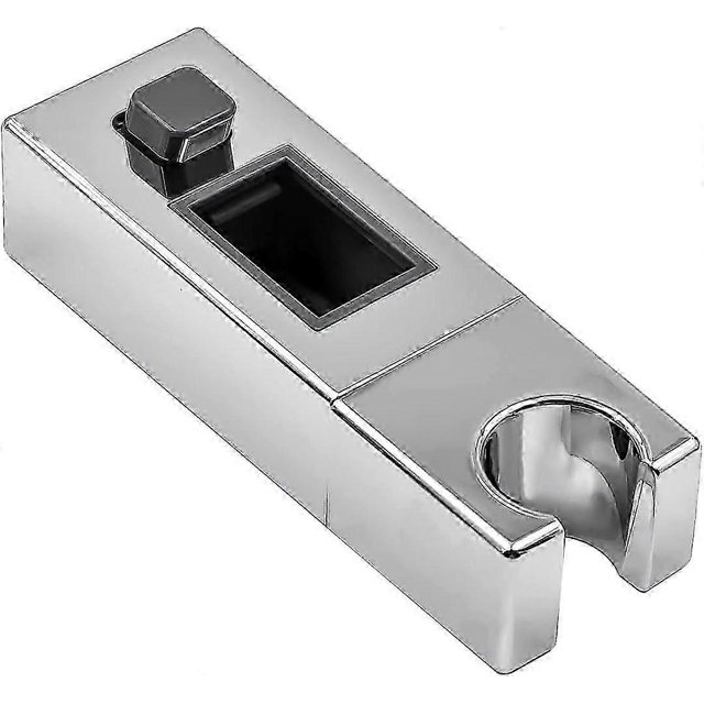Shower Head Holder Adjustable Square Slider Bar Handset Bracket Bathroom Wall Mounted Bar Slider Clamp Replacement for Fits Square Slide Bar
