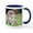 White/Navy Inside, variant on CafePress - Easter Bunny Rabbit Mugs - 11 oz Ceramic Mug - Novelty Coffee Tea Cup