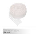 thumbnail image 3 of Unique Bargains Lace Ribbon 10 Yards 1.26 Inch Elastic White Lace Trim for Craft,Gift Wrappers,Headbands(73), 3 of 7